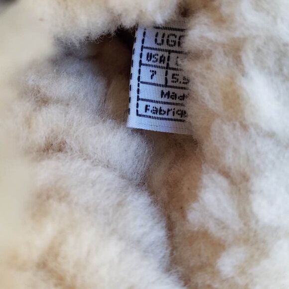 UGG Australia Black Hampton Suede Sheepskin Side Zip Clog Mule Slipper Size 7 - Picture 9 of 14